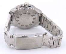 Tag Heuer Aquaracer Quartz Alarm 40mm Black Steel Watch