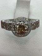 CERTIFIED 14K WHITE GOLD AND DIAMOND RING