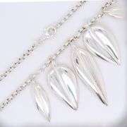 RLM Sterling Silver Leaf Drop Necklace