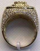 GLAMOROUS 14K YELLOW GOLD MULTI DIAMOND MEN’S RING