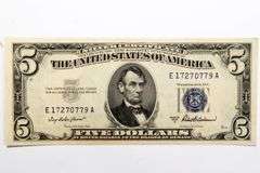 Gem Unc $5 1953A Silver Certificate