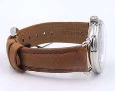 Shinola The Runwell 41mm Quartz Blue Dial on Brown Strap Watch