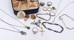 Group lot of Vintage Sterling Silver Jewelry