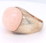 Sterling Silver Rose Quartz Ring