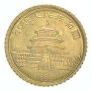 1982 China Panda .0010 8K Gold Marked Copy