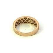 10K Yellow Gold 0.20 Ctw Diamond Men's Wedding Band Ring