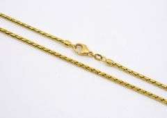Elegant Rounded Link 18k Italian Made Necklace