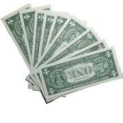 10 Consecutive CH CU 1957 B $1 Silver Certificates