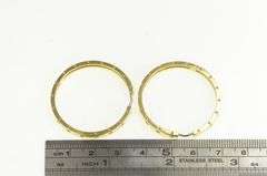 18K Yellow Gold Roberto Coin Symphony Pois Moi Hoop Earrings