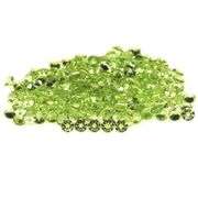 Dazzling 12.29ct untreated apple green Peridot set