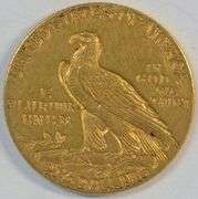 Lovely 1909 US $2.50 Indian Gold Piece. Better date