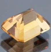 Lavish 7.42ct emerald cut Imperial Topaz