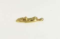 14K Yellow Gold Mother Mary Baby Jesus Christ Christian Charm/Pendant