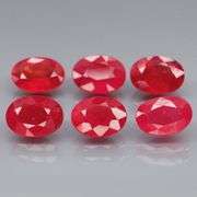 Brilliant 5.83ct fancy red Songean Sapphire set