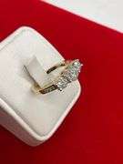 CERTIFIED 14K GOLD AND DIAMOND RING