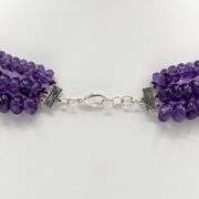 Majestic 1260 Cttw 4 Strand Natural Amethyst Necklace