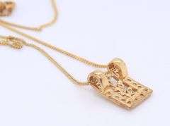 925 Sterling Silver Cubic Zirconia Floral Pendant on Chain