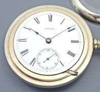 Exceptional 1885 Waltham Pocket Watch in Nickel