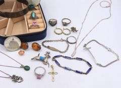 Group lot of Vintage Sterling Silver Jewelry