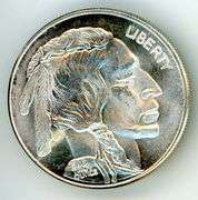 1 Troy Ounce Buffalo .999 Silver Round