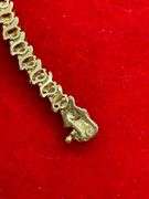 CERTIFIED 14K GOLD AND DIAMOND TENNIS BRACELET. 3.00 CARAT