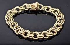 Haevy and Classic Vintage 14K Link Charm Bracelet