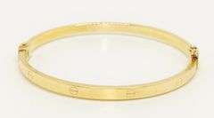 14KT YELLOW GOLD BANGLE BRACELET