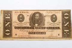 $1 CSA Feb 17 1864 Series Note