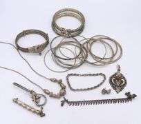 Vintage Group Lot of 925 Sterling Silver Jewelry