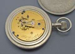 Exceptional 1885 Waltham Pocket Watch in Nickel