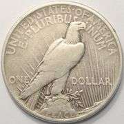 1921 High Relief Peace Silver Dollar
