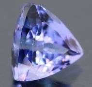 High fire 1.30ct trillion cut Tanzanite