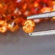 Superb 5.40ct diamond cut Songean Sapphire set