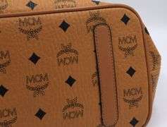 Preowned Medium MCM Viseto Shopper Tote