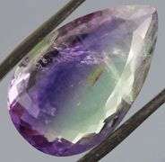 Huge! 43.95ct blended color violet green Fluorite