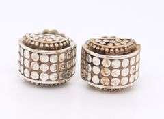 Trendy John Hardy Sterling Silver Earrings