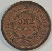 Original Red & Brown 1846 (Small Date) Braided Hair Large Cent