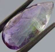 Huge! 43.95ct blended color violet green Fluorite