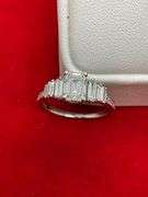 CERTIFIED PLATINUM AND DIAMOND RING