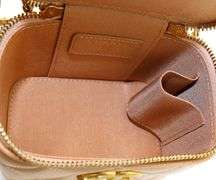 Chanel, Mini Vanity Case, Beige, Leather (Box, Papers, Tag & Dust Bag)