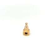 14K Yellow Gold Capitol Building Souvenir Washington DC Charm/Pendant
