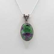 Wow! Natural 39.5 Ct Ruby Zoisite Pendant