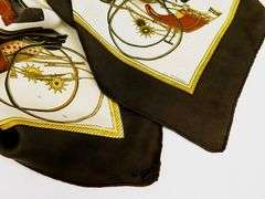 Authentic Hermes Silk Scarf with Box