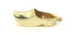 14K Yellow Gold Dutch Clog Netherlands Traditional Shoe Charm/Pendant