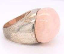 Sterling Silver Rose Quartz Ring