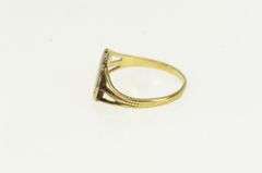 10K Yellow Gold Art Deco Daughters of America Enamel Catholic Ring