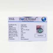 One Certified 67.45 Ct Lab Created Green Amethyst Pendant