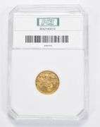 MS67 1915 $2.50 Indian Head Gold Quarter Eagle - Graded PCI