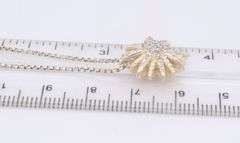 Trendy David Yurman Diamond Starbrust Pendant on Chain