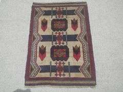 Handmade Persian Balouch 3.0x4.3